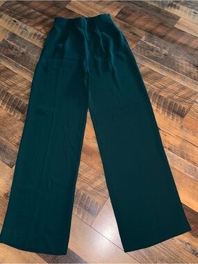 J. Crew Wide-Leg Pants in Deep Teal